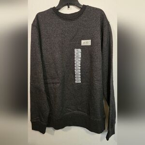 Men's NWT Eddie Bauer Longsleeve Grey Crew Sweatshirt Sz Small